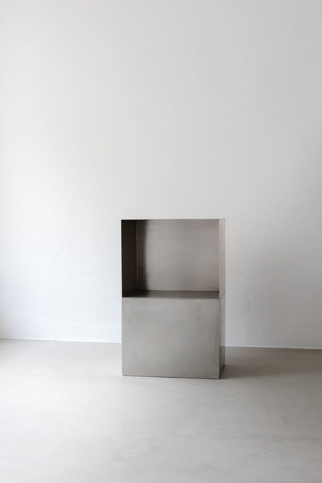Stainless steel Cube form & eisen