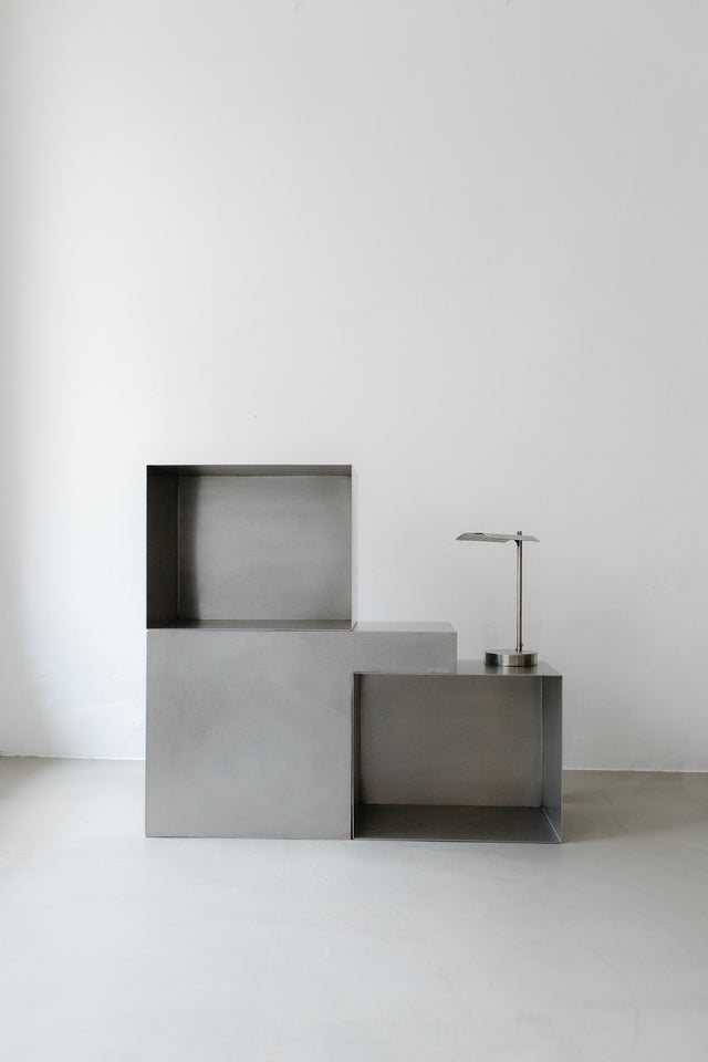 Modular sonar system storage space stainless steel form & eisen