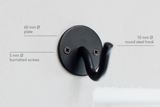 Vorhangstange aus metall| Schwarzer Gardinenstangenhalter| 20 mm Gardinenstange| skandinavische Fensterdekoration| TULO